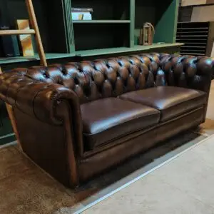 Originele Chesterfield Bank - Bronskleurig - 3 Zits