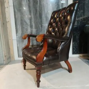 Engelse Fauteuil Chesterfield Library Chair